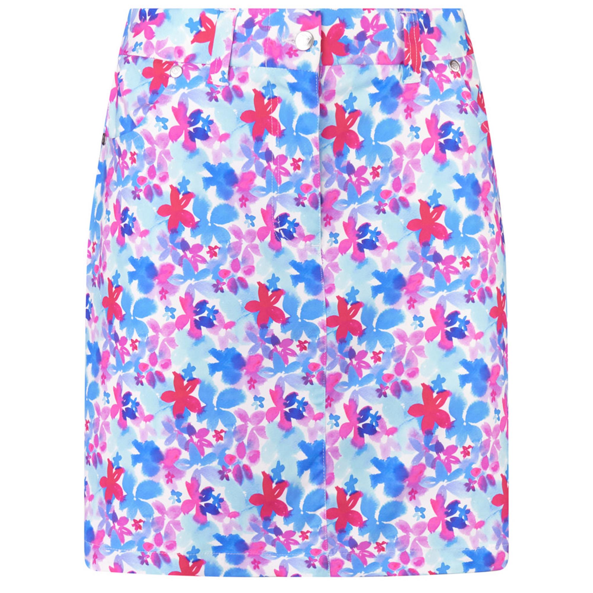 Pure Golf Clarity Ladies Golf Skort Watercolour Daydream 50CM